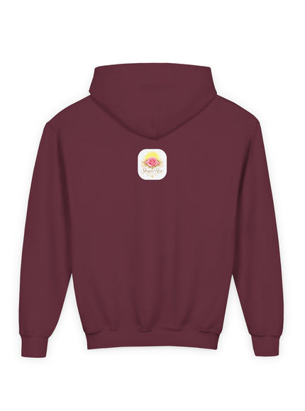"My Father Says I am Royalty" Youth Heavy Blend Hooded Sweatshirt