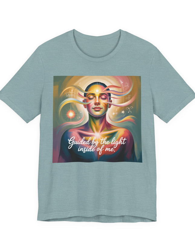 "Guided by the Light Inside of Me" Unisex Jersey Short Sleeve Tee