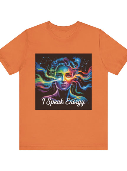 "I Speak Energy, (Energy for Success)" Men's and Women's Jersey Short Sleeve Tee
