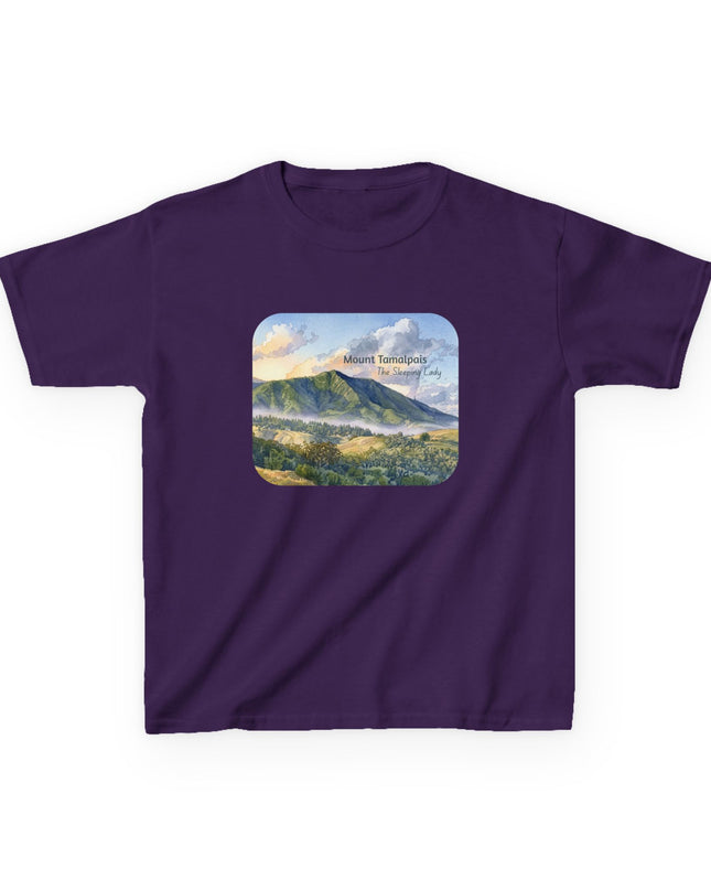 "Mount Tamalpais, the Sleeping Lady" Kids Heavy Cotton Tee