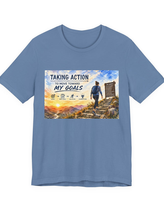 "Taking Action" Unisex Jersey Short Sleeve Tee
