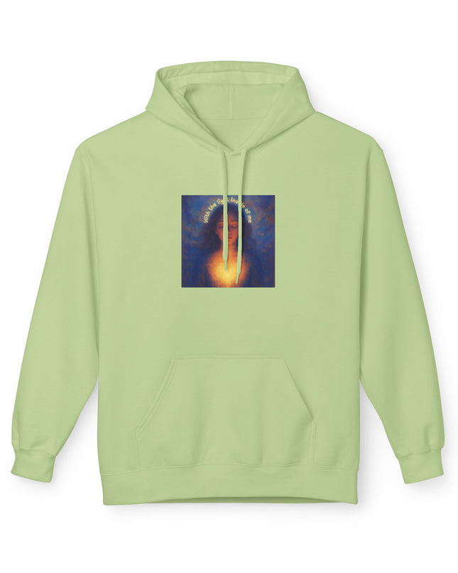"With the Light Inside of Me" Unisex Midweight Softstyle Fleece Hoodie