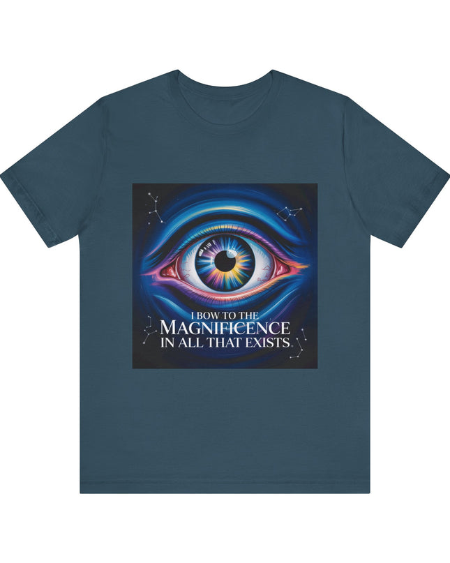 "I Bow to the Magnificence in all that Exists" Men's and Women's Jersey Short Sleeve Tee