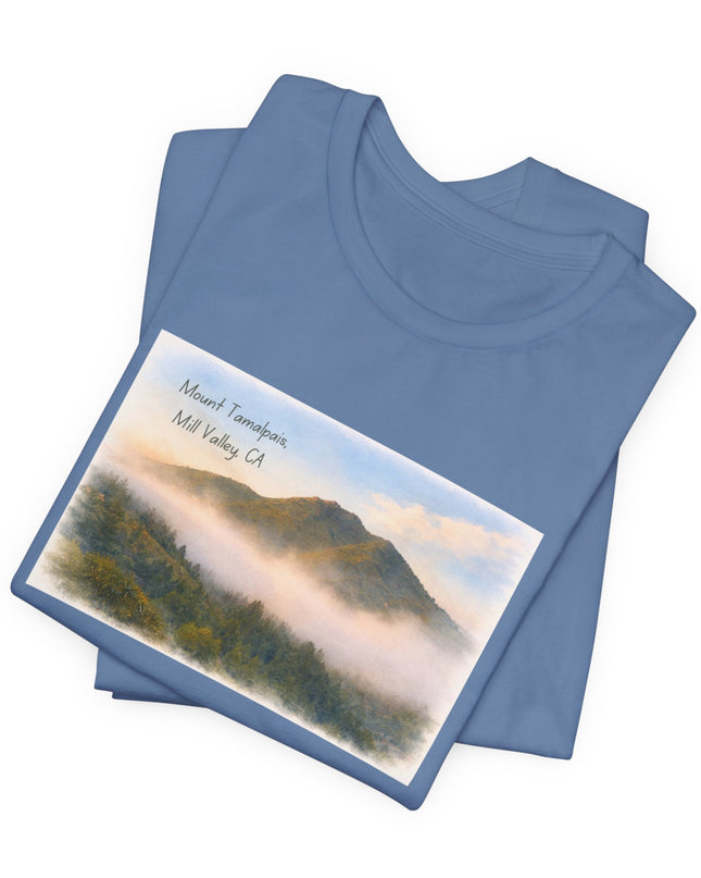 "Mount Tamalpais, Mill Valley, California" Unisex Jersey Short Sleeve Tee