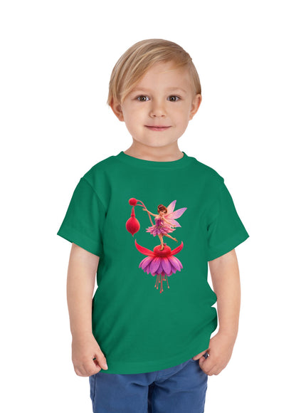 "Fuchsia Fairy" Toddler Short Sleeve Tee