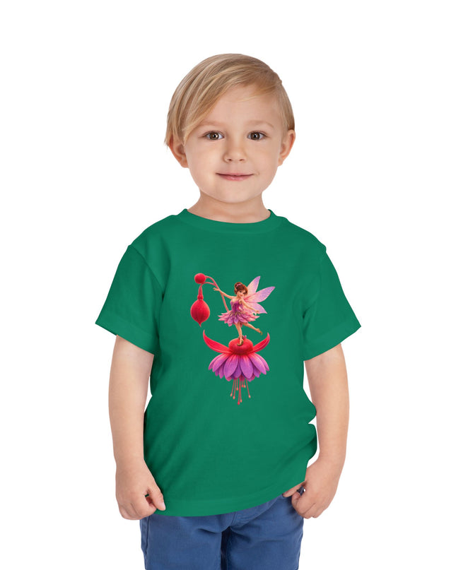"Fuchsia Fairy" Toddler Short Sleeve Tee