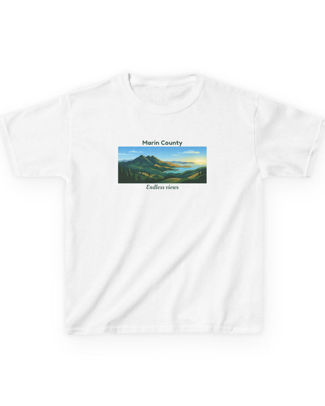 "Marin County - Endless Views" Kids Heavy Cotton Tee