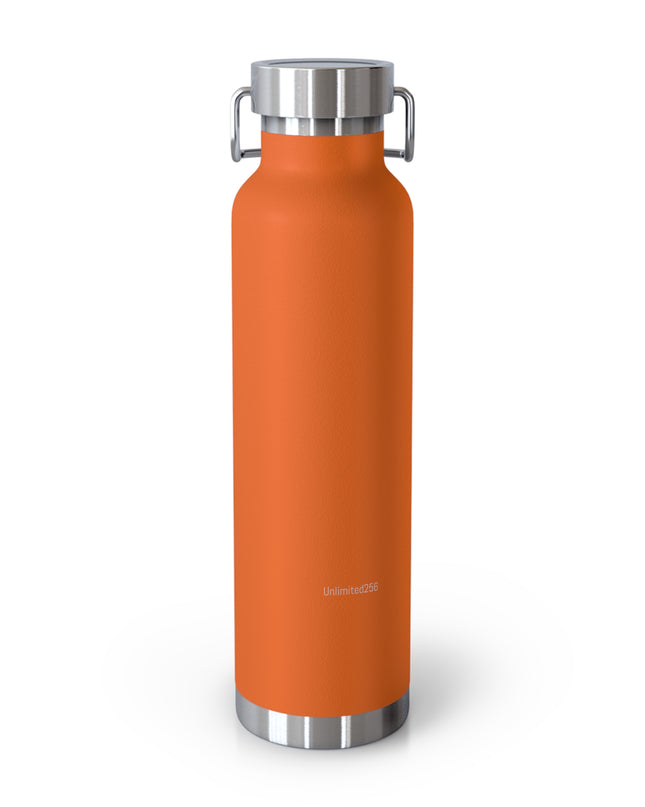 "She Saved Herself" Copper Vacuum Insulated Bottle, 22oz