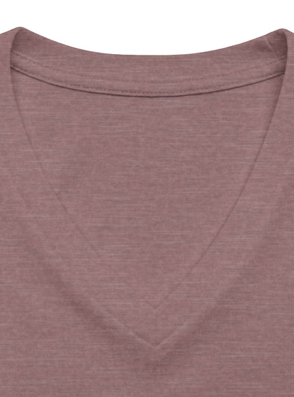 "Marin County, Above the Fog - no text" Women’s Relaxed Heather CVC V-Neck Tee