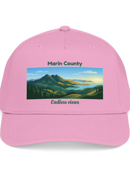"Marin County - Endless Views" Mid Profile Baseball Cap