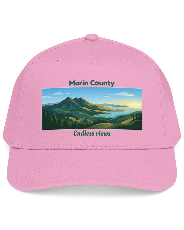 "Marin County - Endless Views" Mid Profile Baseball Cap