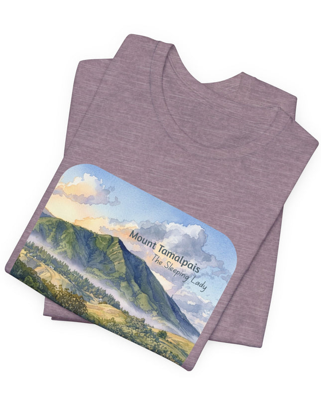 "Mount Tamalpais, the Sleeping Lady" Unisex Jersey Short Sleeve Tee