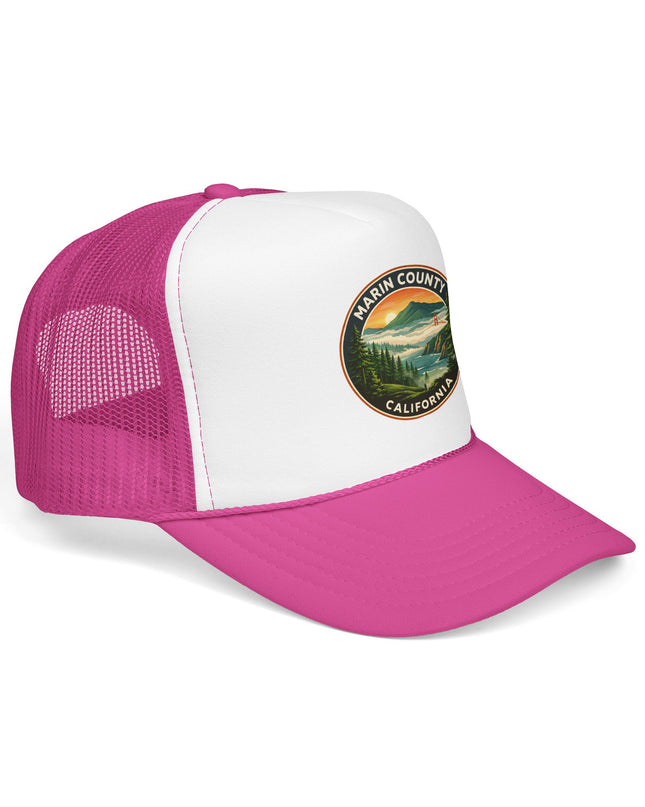 "Marin County, Above the Fog" Foam Trucker Hat
