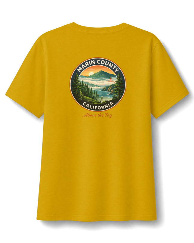 "Above the Fog" Women's Relaxed Jersey Short Sleeve V-Neck Tee
