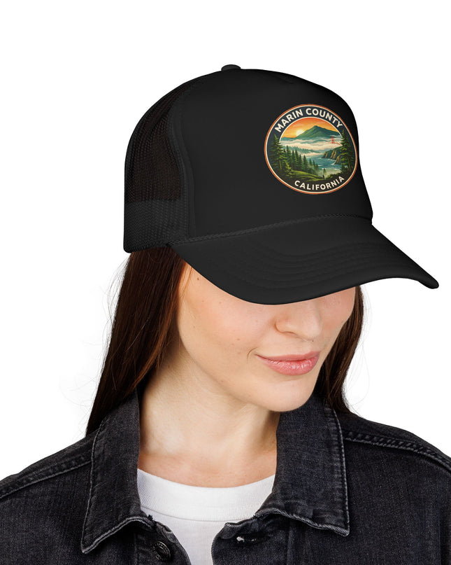 "Marin County, Above the Fog" Foam Trucker Hat