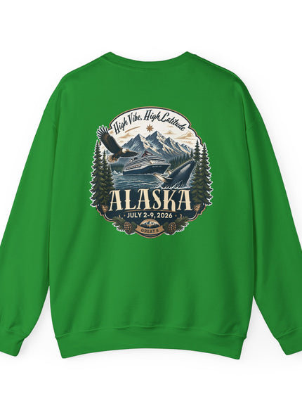 "Alaska" (Ink front and back) Unisex Heavy Blend Crewneck Sweatshirt