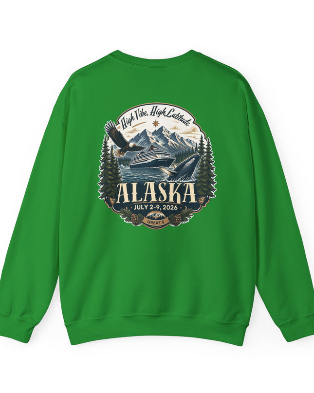 "Alaska" (Ink front and back) Unisex Heavy Blend Crewneck Sweatshirt