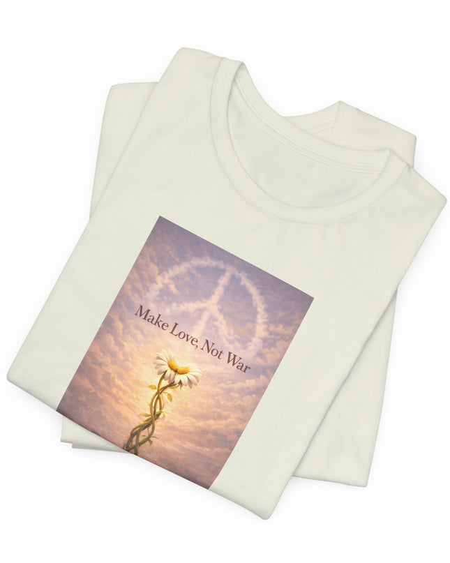 "Make Love Not War" Unisex Jersey Short Sleeve Tee