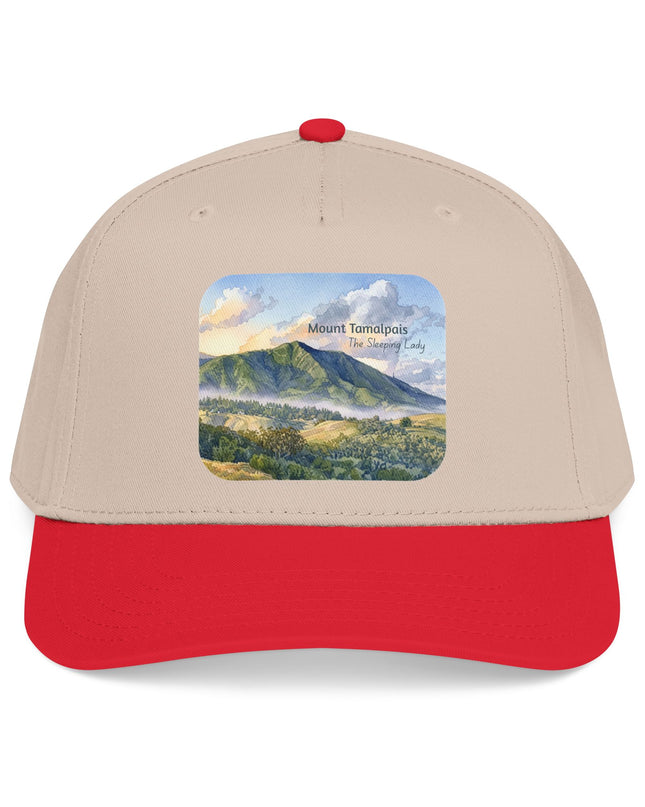 "Mount Tamalpais, the Sleeping Lady" Mid Profile Baseball Cap