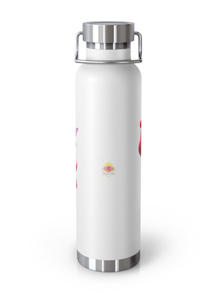 "Fuchsia Fairy" Copper Vacuum Insulated Bottle, 22oz