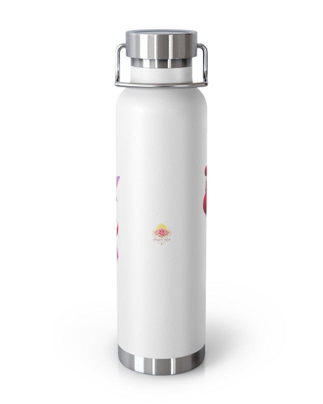 "Fuchsia Fairy" Copper Vacuum Insulated Bottle, 22oz