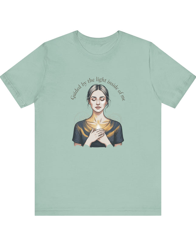 "Guided by the Light inside of Me" Unisex Jersey Short Sleeve Tee