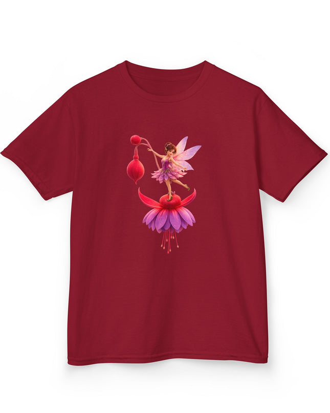 "Fuchsia Fairy" Kids Heavy Cotton Tee