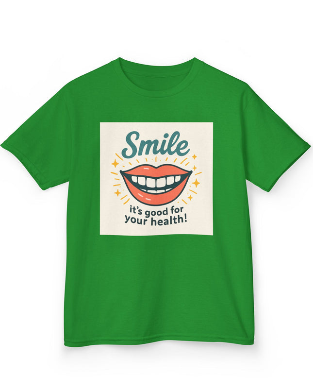 "Smile" Kids Heavy Cotton Tee