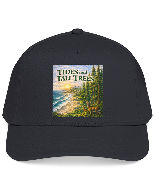 "Tides and Tall Trees" Mid Profile Baseball Cap