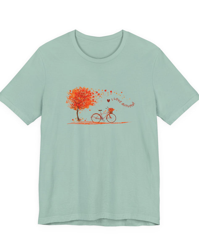 "I Love Autumn" Unisex Jersey Short Sleeve Tee