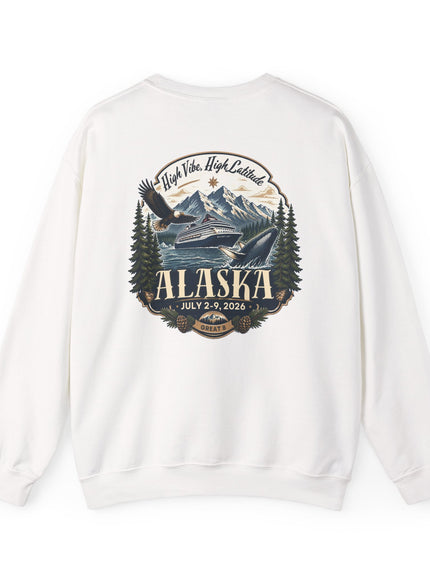"Alaska" (Ink front and back) Unisex Heavy Blend Crewneck Sweatshirt