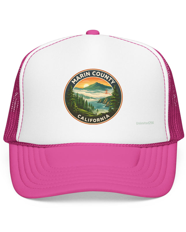 "Marin County, Above the Fog" Foam Trucker Hat