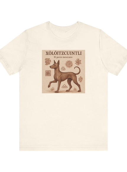 "Xoloitzcuintli - el perro mexicano" Unisex Jersey Short Sleeve Tee