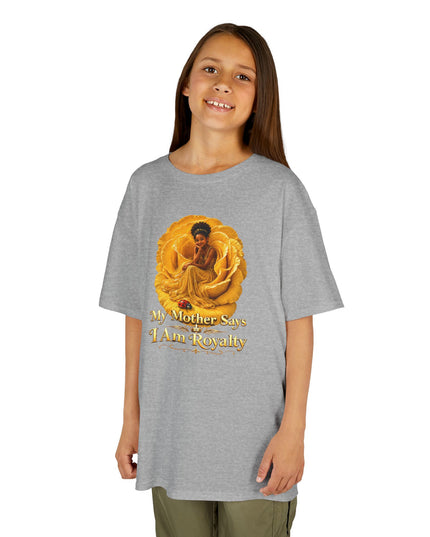 "My Mother Says I am Royalty" Kids Heavy Cotton Tee