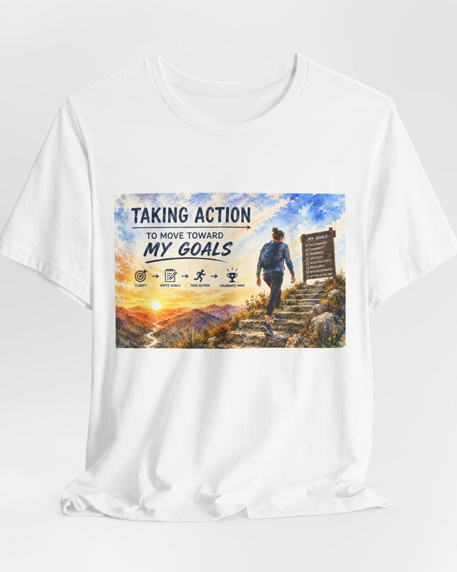 "Taking Action" Unisex Jersey Short Sleeve Tee