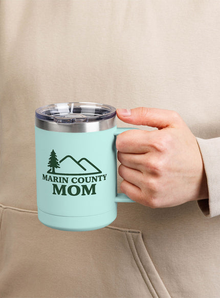 "Marin Country Mom" Coffee Mug Tumbler, 15oz