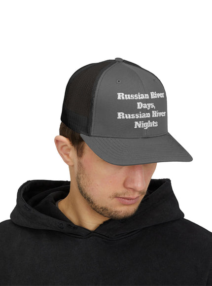 "Russian River Days, Russian River Nights" Snapback Trucker Cap
