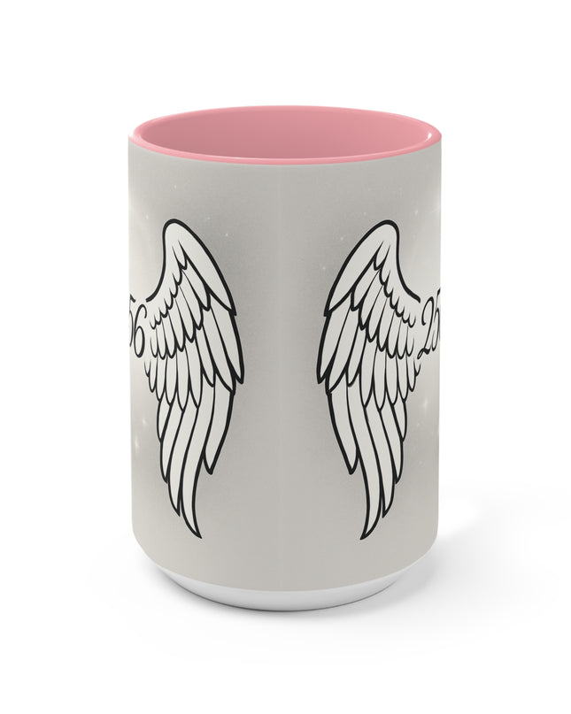 "Celestial Angel Wings 256" Accent Mug