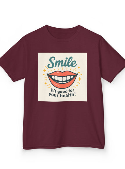 "Smile" Kids Heavy Cotton Tee
