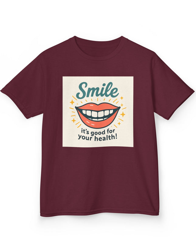 "Smile" Kids Heavy Cotton Tee