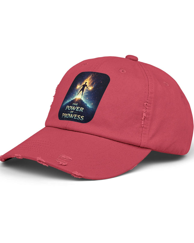 "The Power of Prowess" Unisex Distressed Cap