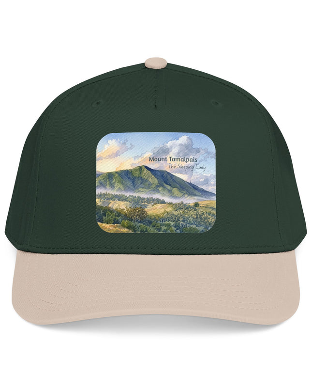 "Mount Tamalpais, the Sleeping Lady" Mid Profile Baseball Cap