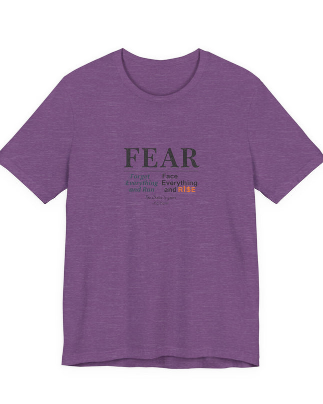 "FEAR" Unisex Jersey Short Sleeve Tee