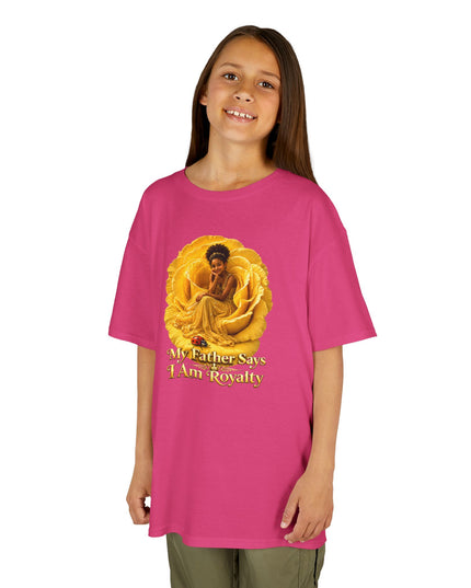 "My Father Says I am Royalty" Kids Heavy Cotton Tee