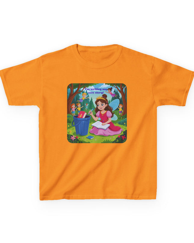 "I'm Writing my Own Story!" Kids Heavy Cotton Tee