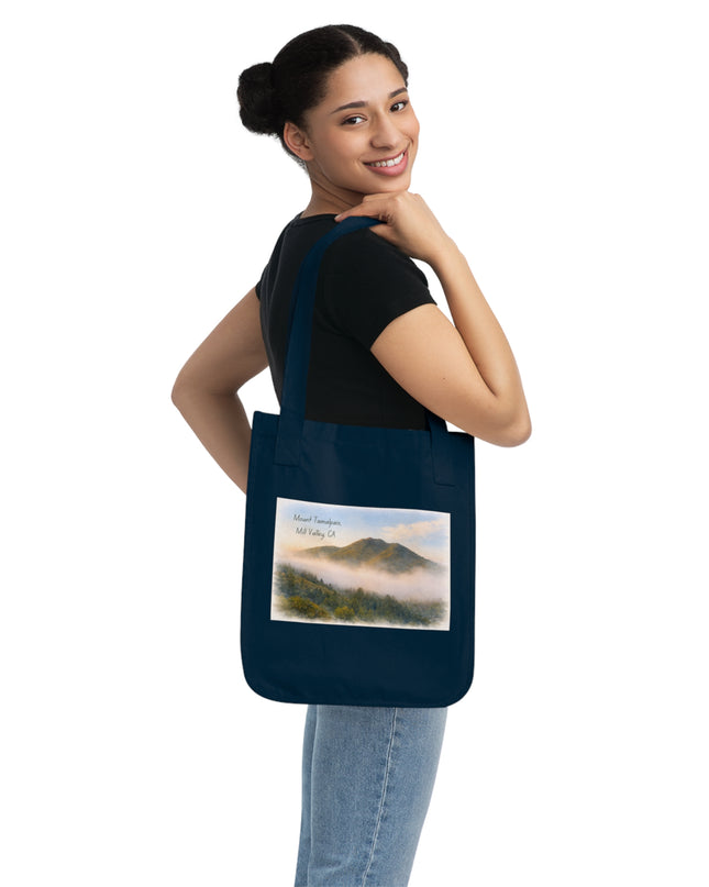 "Mount Tamalpais, Mill Valley, California" Organic Canvas Tote Bag