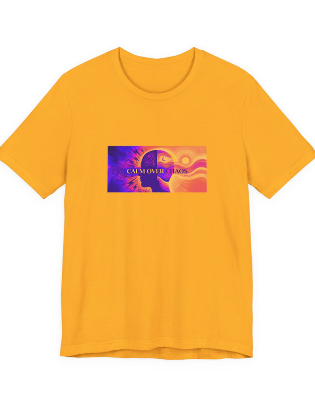 "Calm Over Chaos- Vivid" Unisex Jersey Short Sleeve Tee