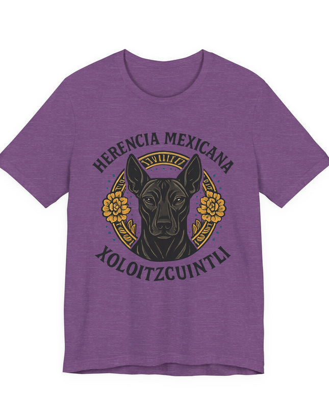 "Herencia mexicana - Xoloitzcuintli" Unisex Jersey Short Sleeve Tee