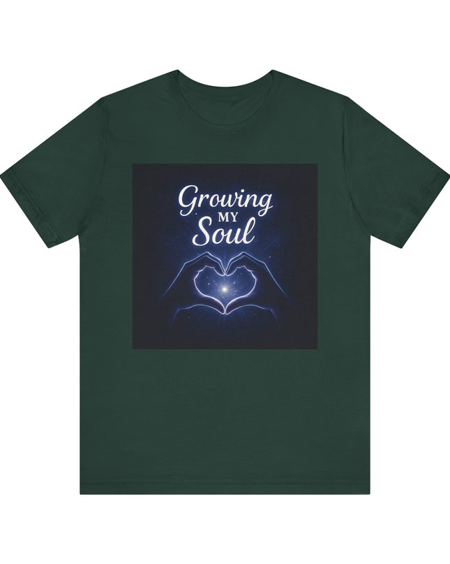 "Growing my soul, blue celestial" Unisex Jersey Short Sleeve Tee