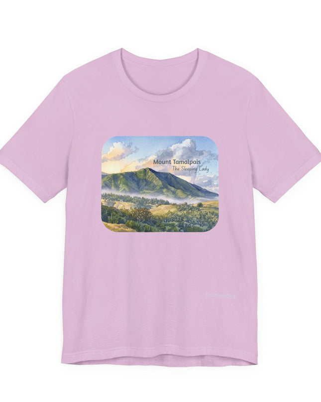 "Mount Tamalpais, the Sleeping Lady" Unisex Jersey Short Sleeve Tee